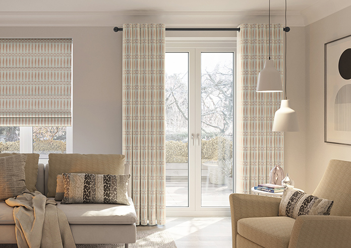 Nazca, Rose Gold - Made to Measure Curtains - Image 3